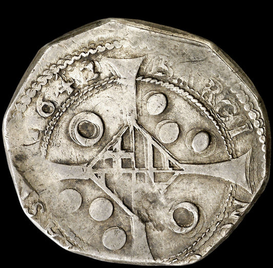 Guerra dels Segadors (1640-1652). 5 rals. 1642/0. Barcelona. (AC-Nocita Sobrefecha). 11,60g.