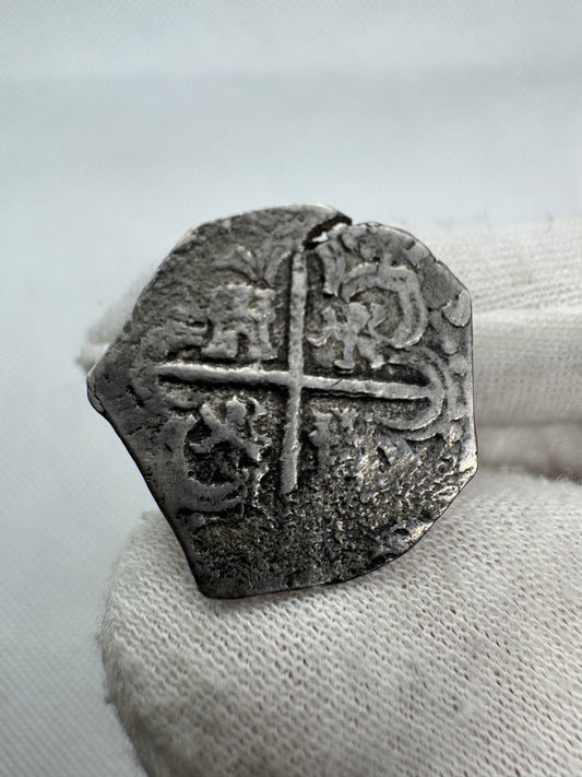 Felipe II (1566-1598). 2 reales. (1588-1590). Sevilla. D Cuadrada. (Cal-Tipo 137). (Jarabo-Sanahuja-Tipo A260). Ag. 6,83g.