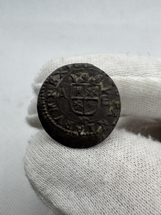 Felipe IV (1621-1665). 8 maravedís. 166(0/1). Madrid. A. (Cal-Tipo 111). (Jarabo-Sanahuja-Tipo M59). Vellón. 2,09g.