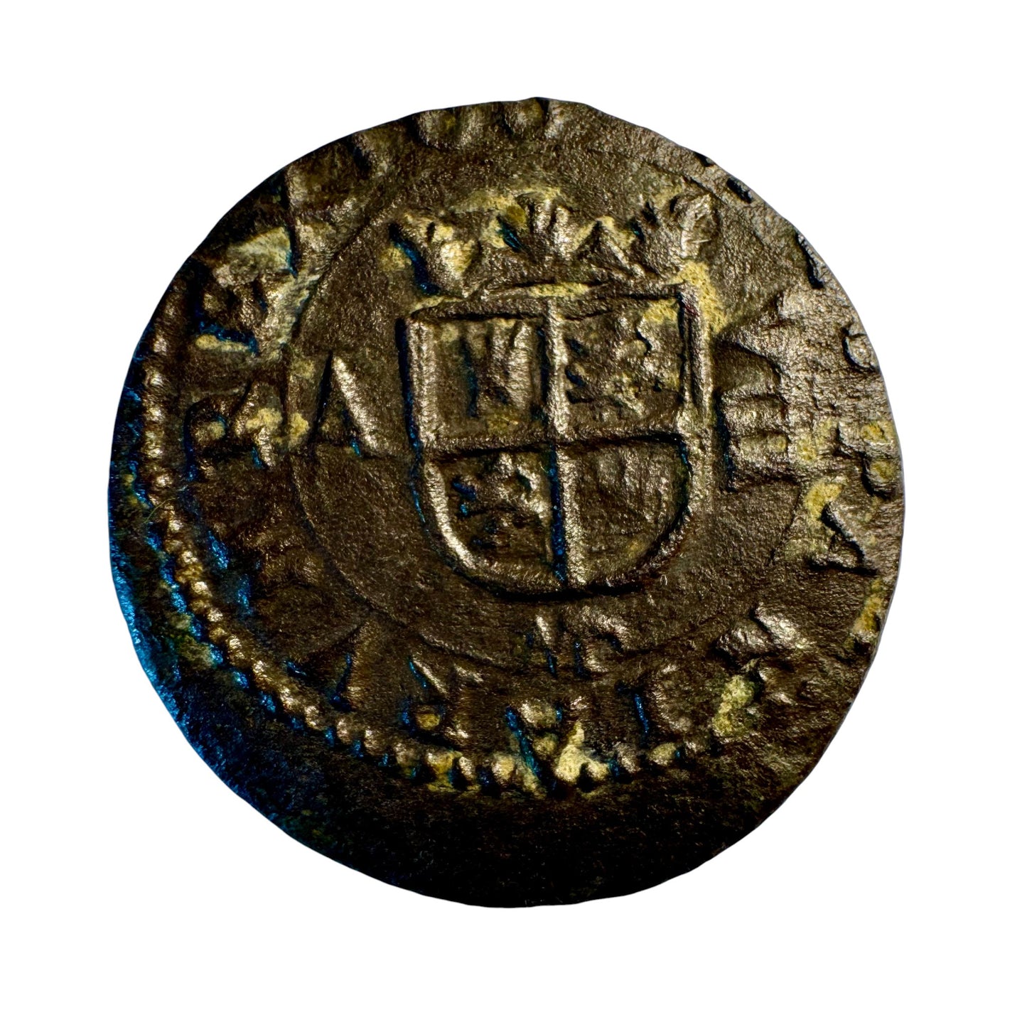 Felipe IV (1621-1665). 8 maravedís. 166(0/1). Madrid. A. (Cal-Tipo 111). (Jarabo-Sanahuja-Tipo M59). Vellón. 2,09g.