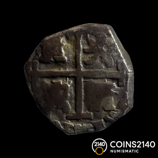 Felipe IV (1621-1665). 1/2 real. (1627). Sevilla. R. (AC-648). (Jarabo-Sanahuja-C682). 1,69g.