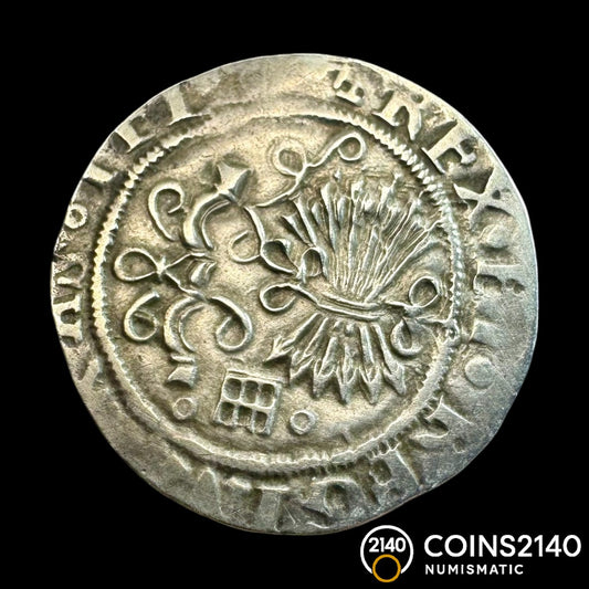 Reyes Católicos (1474-1504). 1 real. Segovia. (Cal-395). Ag. 3,30g.