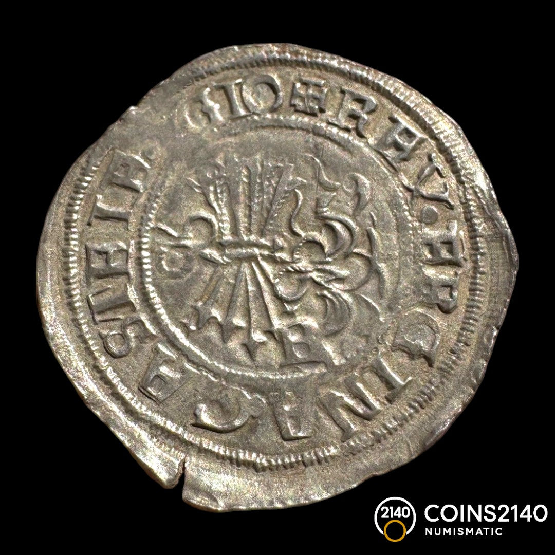 Reyes Católicos (1474-1504). 2 reales. Burgos. (Cal-484.1). Ag. 6,81g.