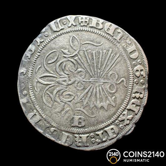 Reyes Católicos (1474-1504). 1 real. Burgos. (AC-317). Ag. 3,30g.