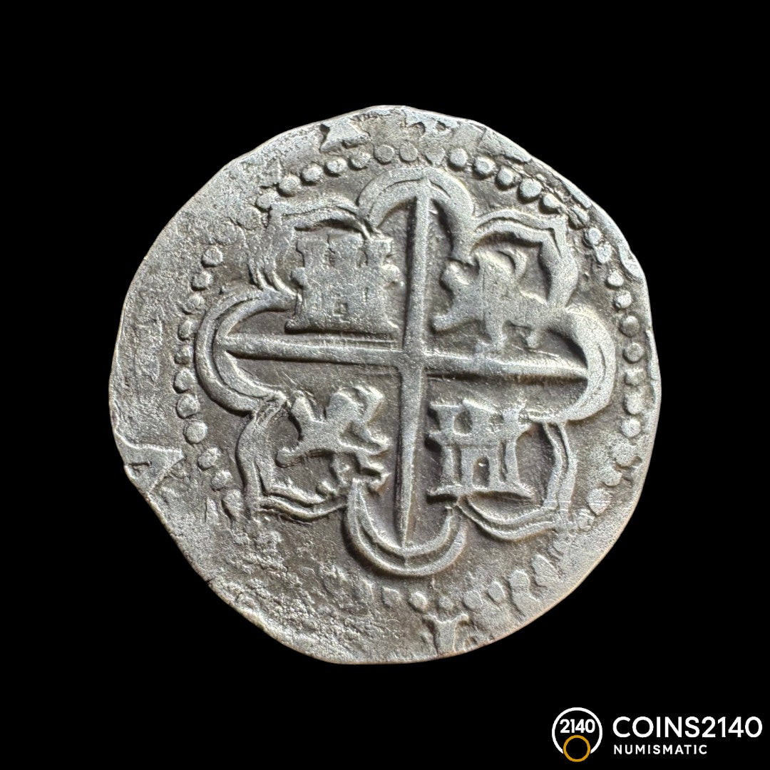 Felipe II (1566-1598). 1 Real. Sevilla. D. (AC-258v). (Jarabo-Sanahuja-A741v). 3,32g.