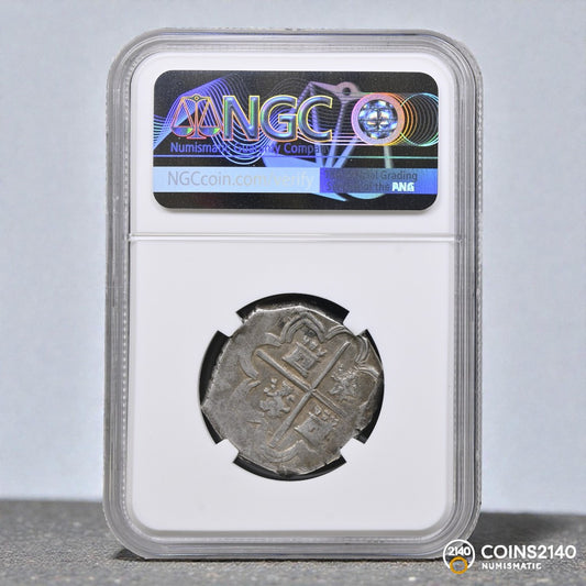 Felipe II (1566-1598). 4 reales. 1595. Segovia. Io. (AC-548). (JaraboSanahuja-A278). 13,52g. NGC XF40