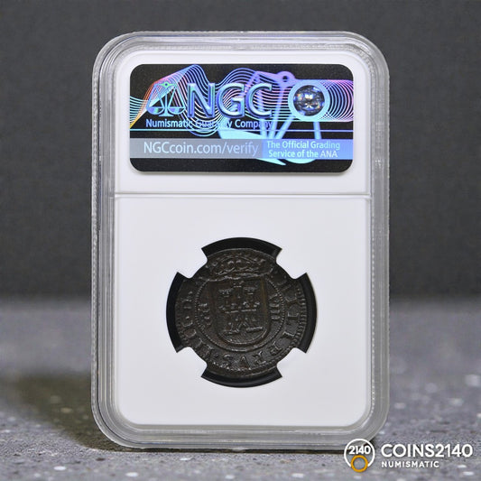 Felipe IV (1621-1665). 8 maravedís. 1624. Segovia. (AC-389). (Jarabo-Sanahuja-F273). NGC AU55 BN