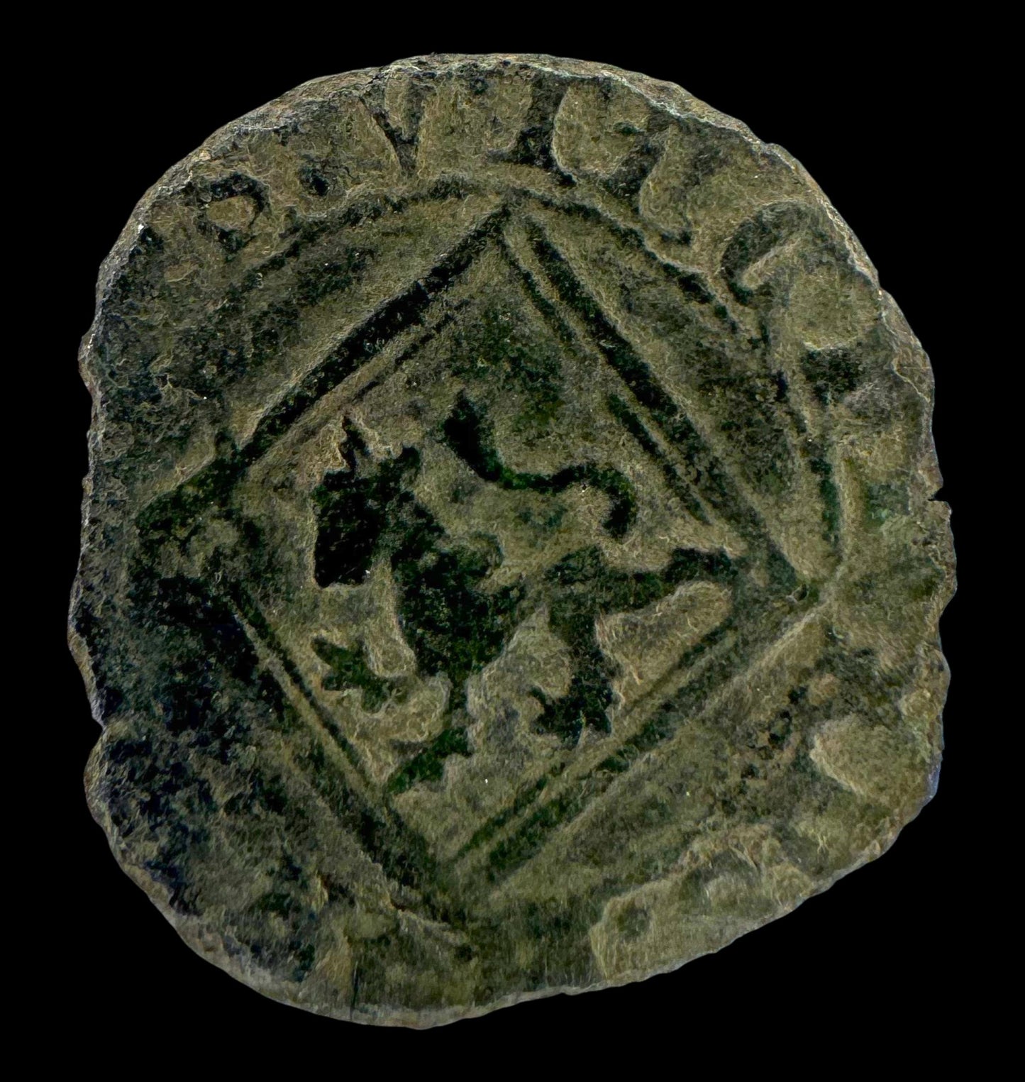 Enrique IV. (1454-1474). Blanca de Rombo. Burgos. 0,67 g. VF.