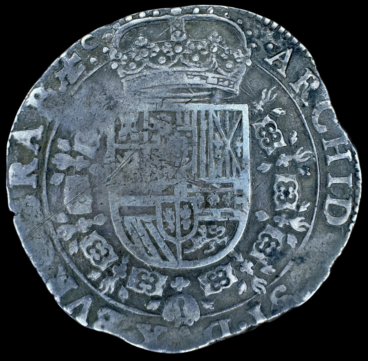 Felipe IV (1621-1665). Patagon. 1622. Amberes. (Vanhoudt 645.AN). Ag. 27,89g.