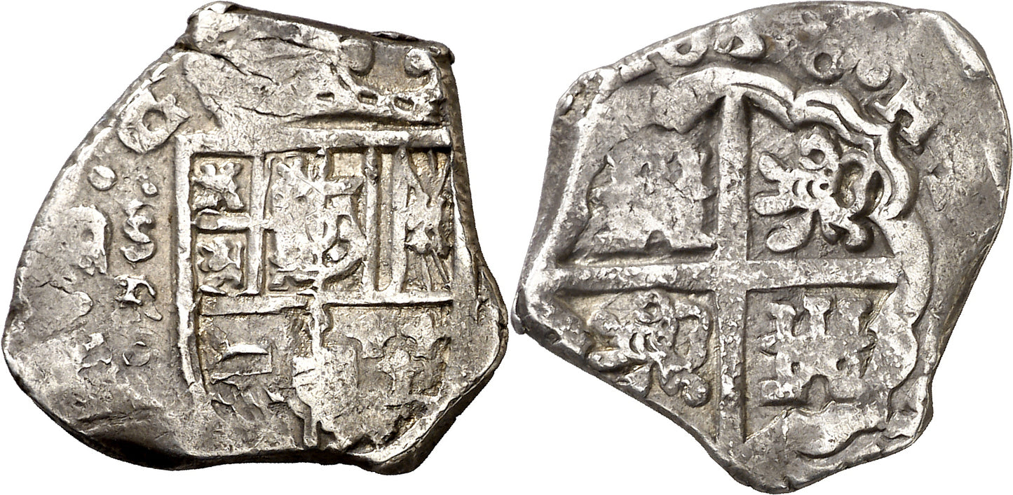 [NGC TOP POP] Felipe IV (1621-1665). 2 reales. 1636. Sevilla. R. (Cal-977). (Jarabo-Sanahuja-UNcat). Ag. 6,56g. NGC AU53.