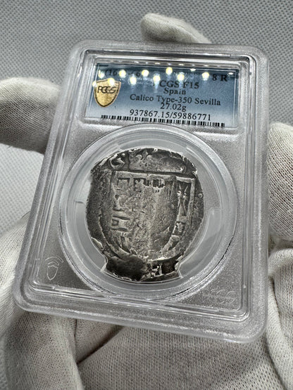 Felipe IV (1621-1665). 8 reales. 1622. Sevilla. (D). (Cal-1631). (Jarabo-Sanahuja-C472). Ag. 27,02g. PCGS F15.