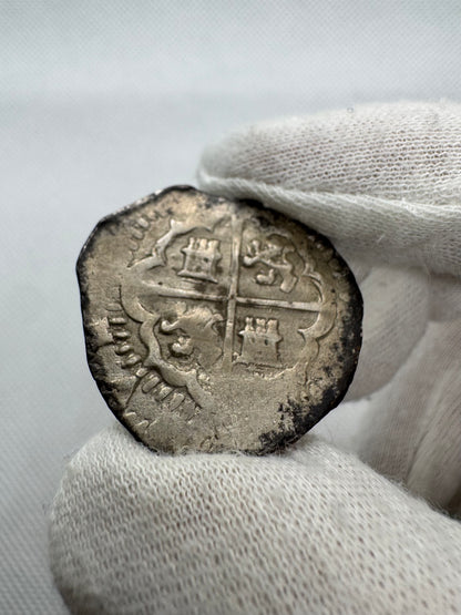 Felipe II (1566-1598). 2 reales. 1591/89. Toledo. Ⓜ. (Cal-NoCita). (Jarabo-Sanahuja-NoCita). Ag. 6,48g. INEDITA?