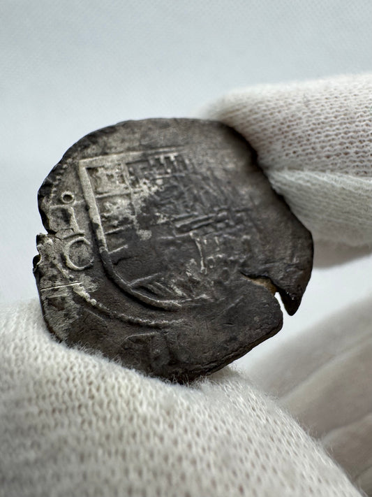 Felipe III (1598-1621). 2 reales. (160)3. Toledo. C. Tipo “OMNIVM”. (Cal-691). (Jarabo-Sanahuja-B694). Ag. 6,98g.