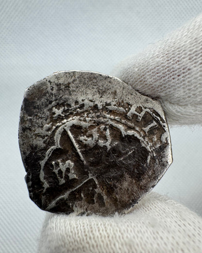 Felipe III (1598-1621). 2 reales. 1602/1. Toledo. C. Tipo “OMNIVM”. (Cal-690). (Jarabo-Sanahuja-B693). Ag. 6,72g.