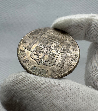 Fernando VII (1808-1833). 8 reales. 1817. Potosí. PJ. (Cal-Tipo 1381). Ag. 27,04g.