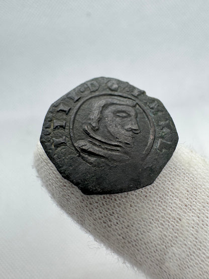 Felipe IV (1621-1665). 8 maravedís. (1661). Burgos. R. (Cal-302). (Jarabo-Sanahuja-M11). Vellón. 2,60g.