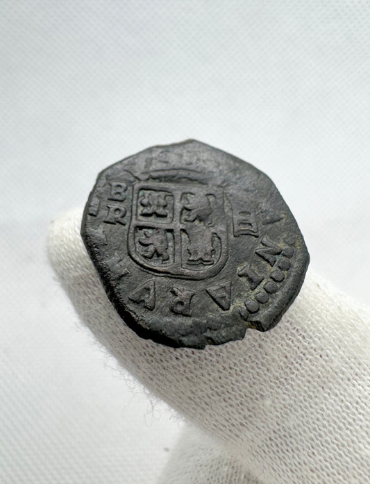 Felipe IV (1621-1665). 8 maravedís. (1661). Burgos. R. (Cal-302). (Jarabo-Sanahuja-M11). Vellón. 2,60g.