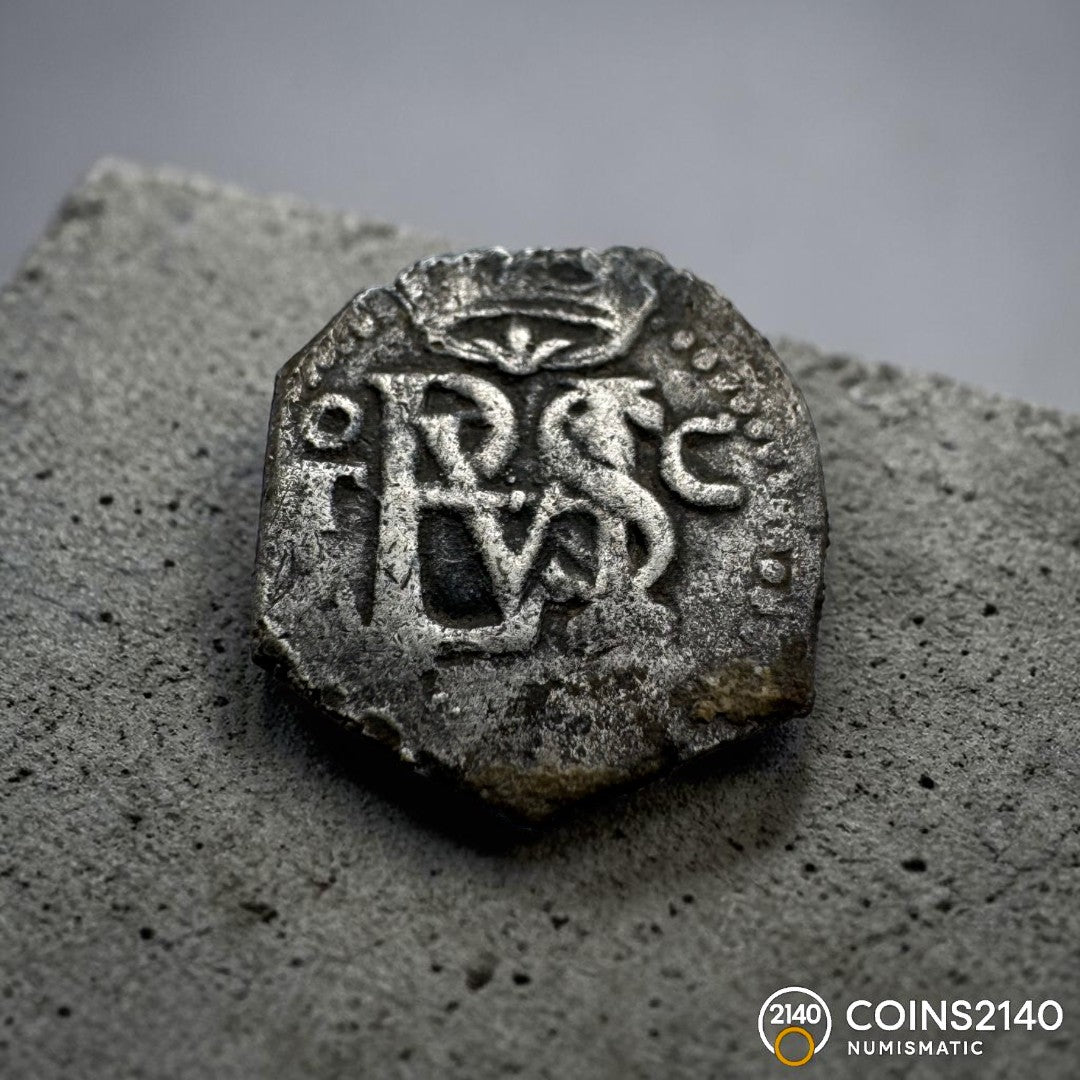 Felipe II (1566-1598). 1/2 real. (1593-1595). Toledo. C. (Cal-172). (Jarabo-Sanahuja A964). Ag. 1,60g.