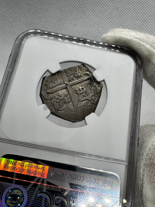 [NGC TOP POP] Felipe IV (1621-1665). 4 reales. (1651). Valladolid. F. (Cal-1225). (Jarabo-Sanahuja-C816). Ag. 13,95g. NGC AU55.