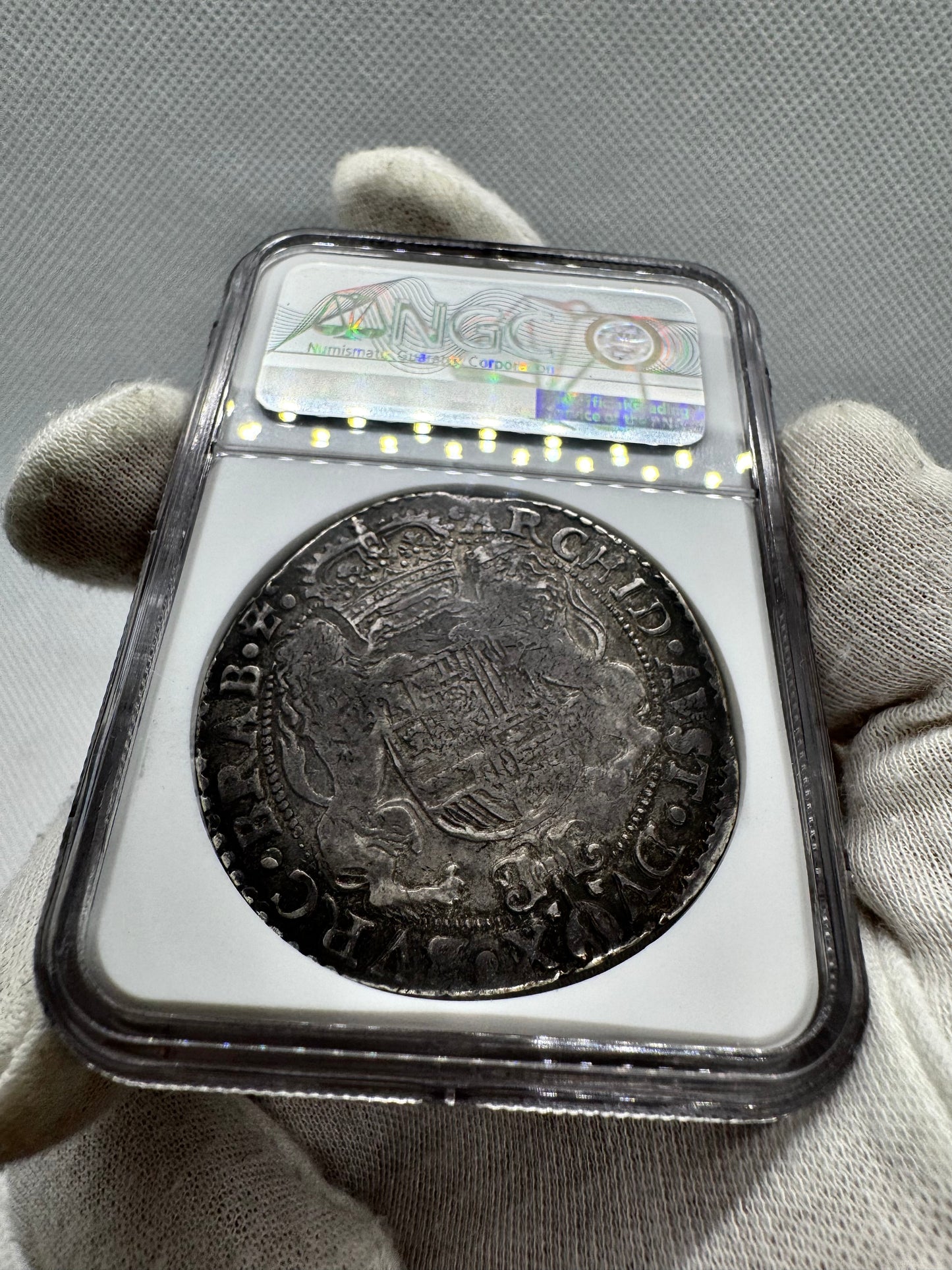 [NGC TOP POP] Felipe IV (1621-1665). 1 ducatón. 1651. Amberes / Antwerpen. (Tauler-2912). (DAV-4454). Ag. 32,26g. NGC AU53.