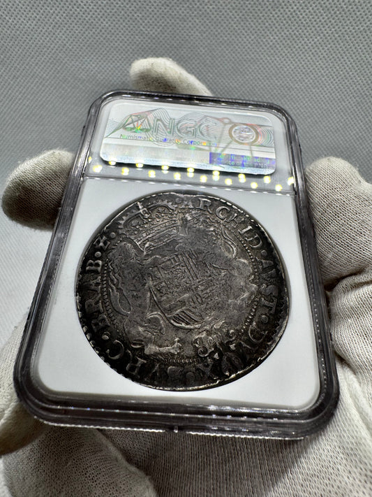 [NGC TOP POP] Felipe IV (1621-1665). 1 ducatón. 1651. Amberes / Antwerpen. (Tauler-2912). (DAV-4454). Ag. 32,26g. NGC AU53.