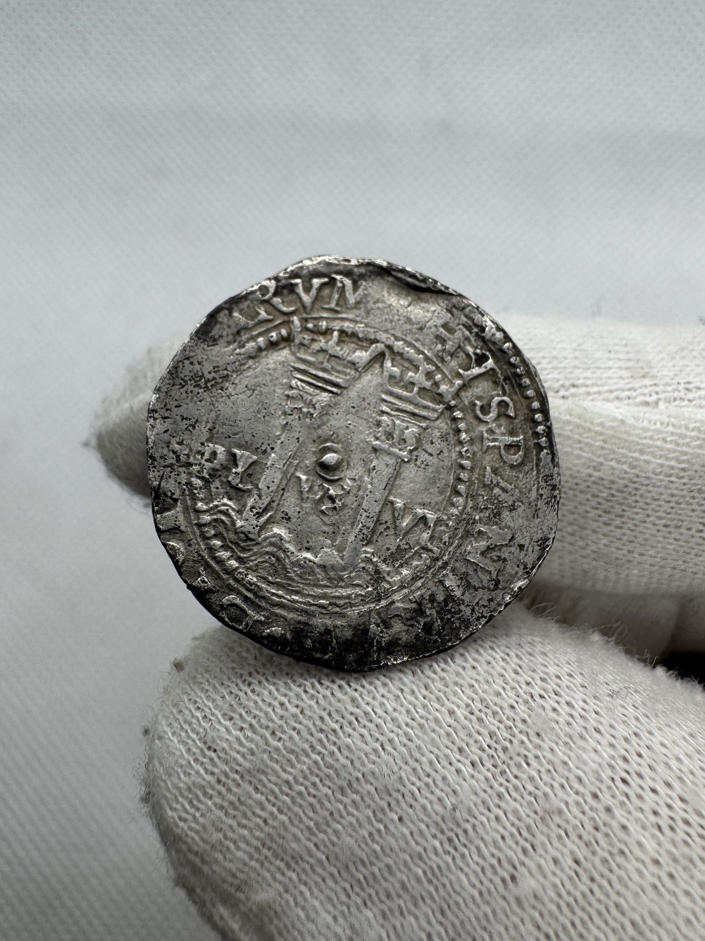 Juana I y Carlos I (1504-1555). 1 real. ND. México. O. (Cal-74). Ag. 3,33g.