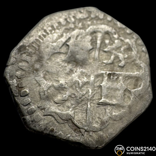 Felipe II (1566-1598). 1 real. 1593/2. Toledo. C/Ⓜ. (AC-No cita). (Jarabo-Sanahuja-No cita). Ag. 3,31g.