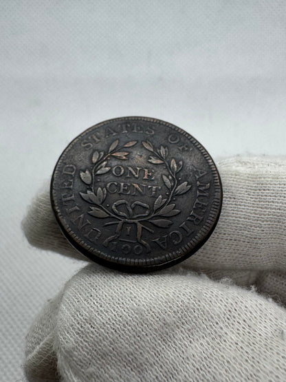 Estados Unidos. One cent. 1798. Draped Bust Cents. Ae. 11,15 g.
