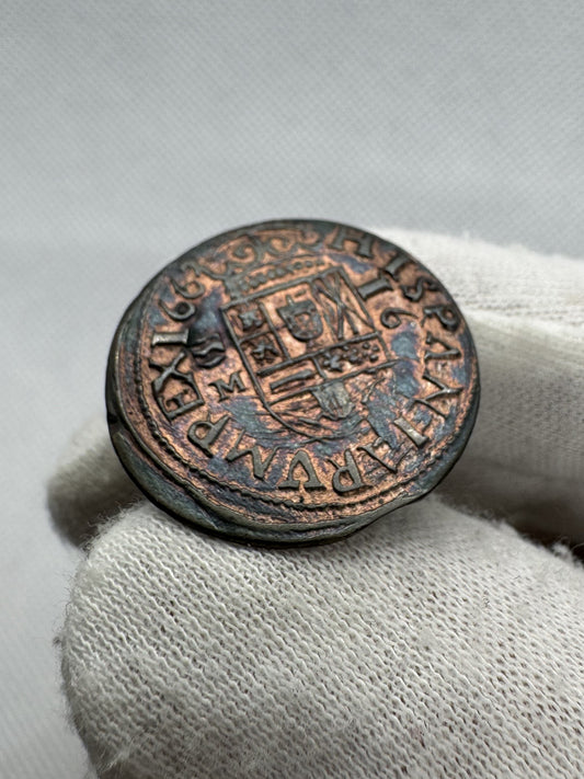 Felipe IV (1621-1665). 16 maravedís. 1663. Valladolid. M. (Cal-510). (Jarabo-Sanahuja-M803). Vellón. 3,36g.