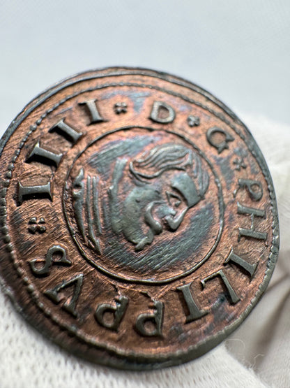 Felipe IV (1621-1665). 16 maravedís. 1663. Valladolid. M. (Cal-510). (Jarabo-Sanahuja-M803). Vellón. 3,36g.