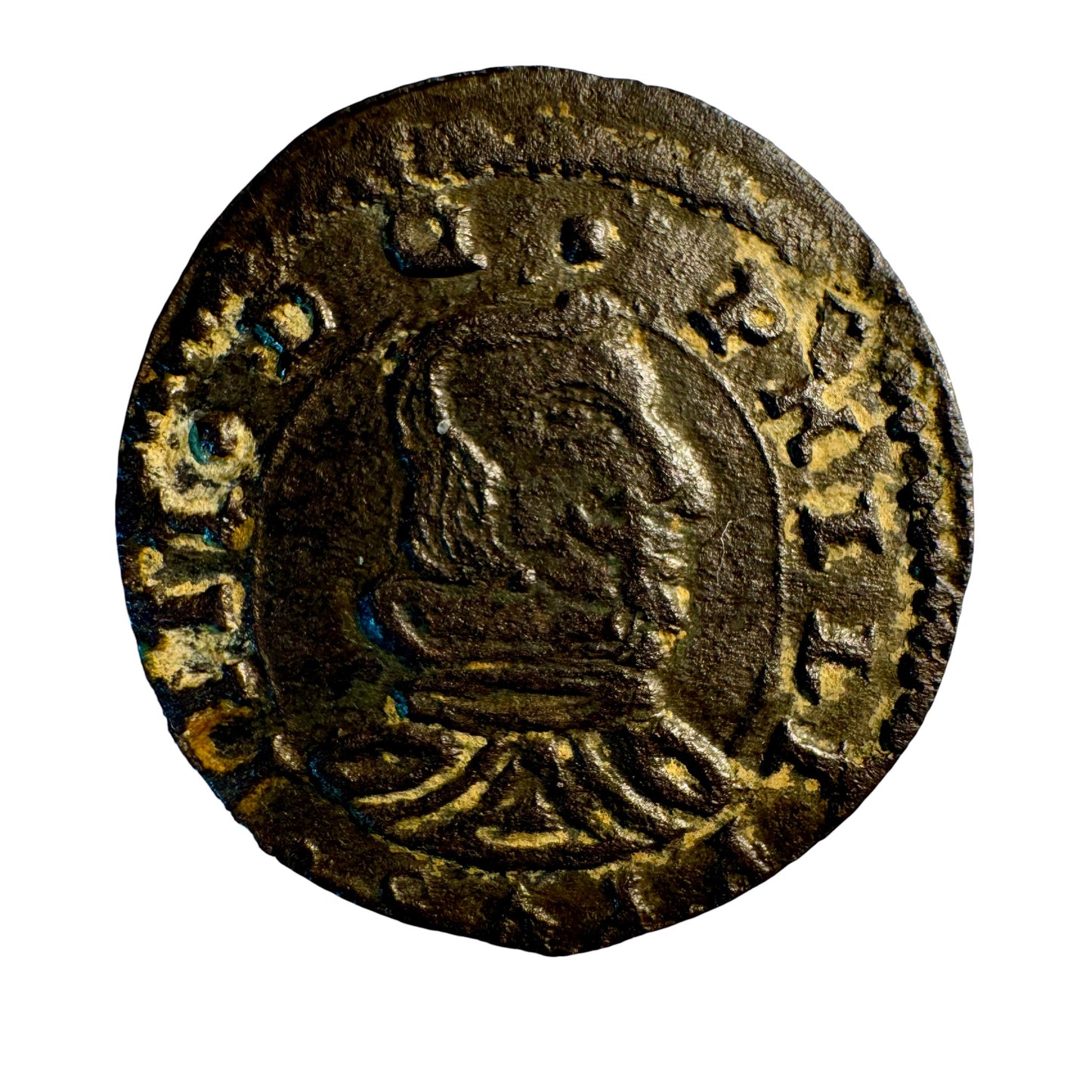 Felipe IV (1621-1665). 8 maravedís. 166(0/1). Madrid. A. (Cal-Tipo 111). (Jarabo-Sanahuja-Tipo M59). Vellón. 2,09g.