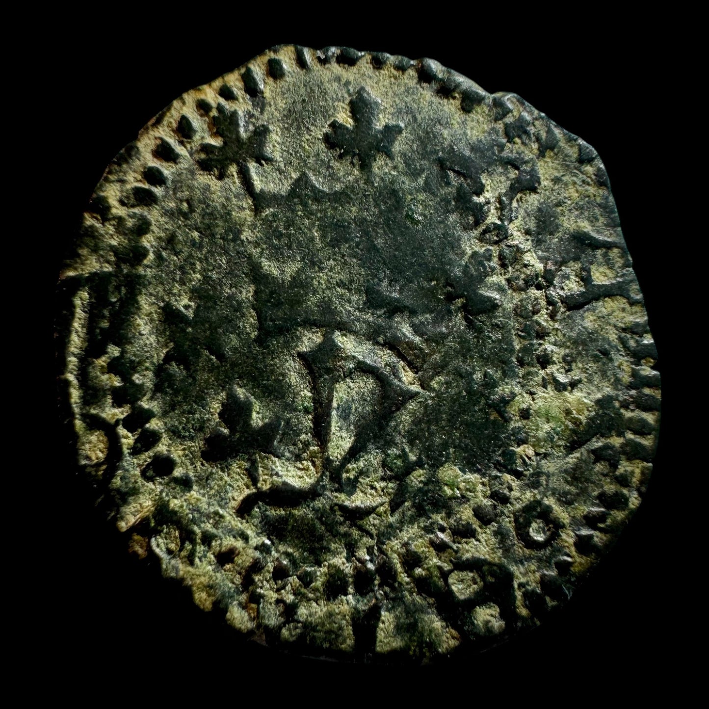 Reyes Católicos (1474-1504). Blanca. Granada. (Cal-32). (Bautista-1157) Cu. 0,76g.