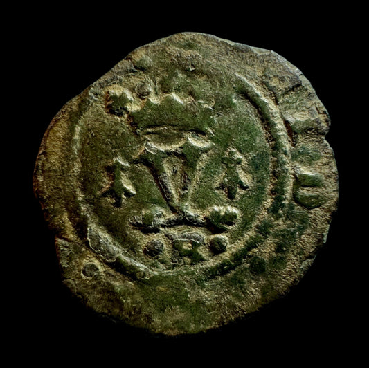 Reyes Católicos (1474-1504). Blanca. Burgos. Armiños. (Cal-5). (Bautista-042) Cu. 0,80g.