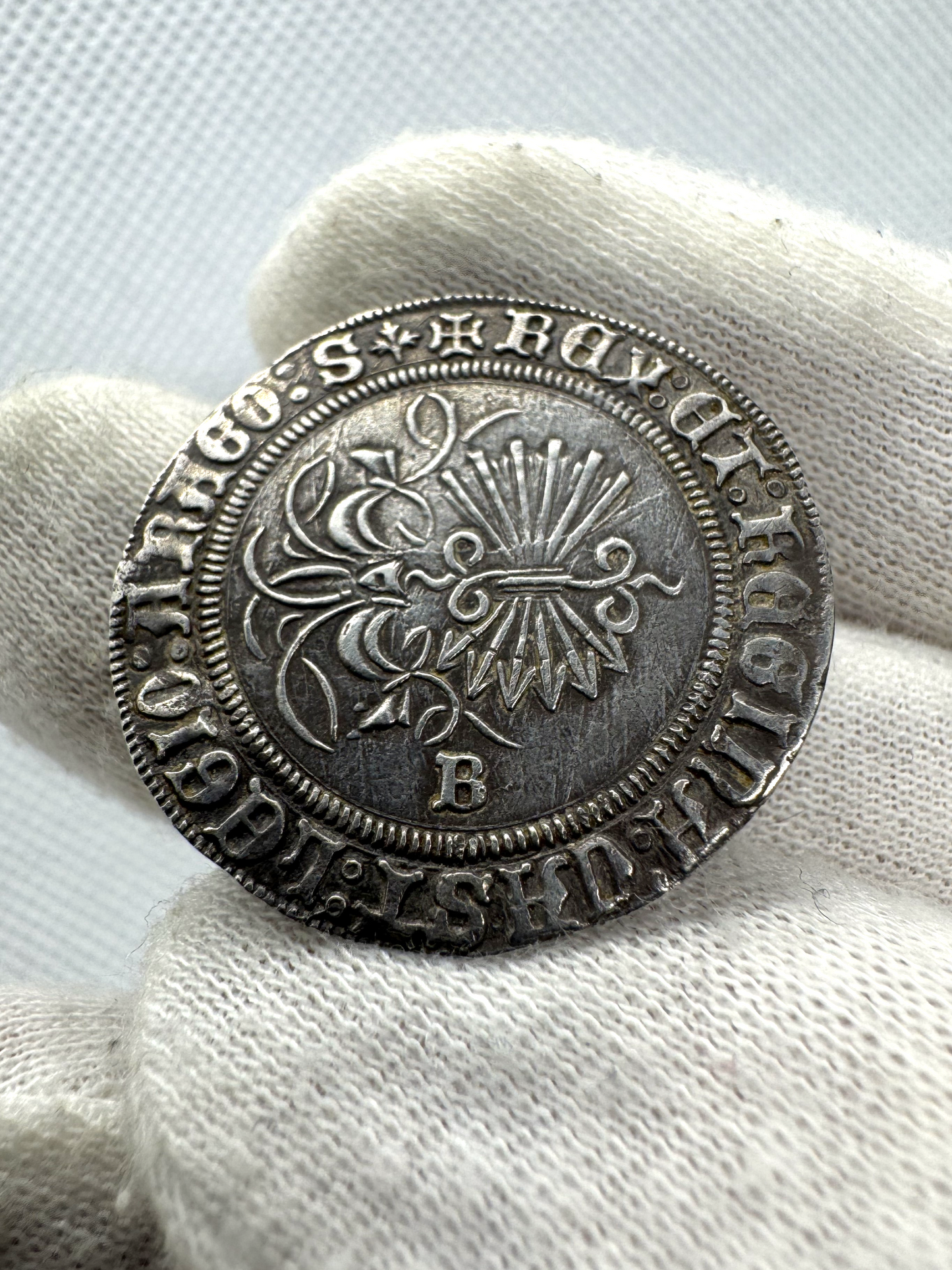 Reyes Católicos (1474-1504). 1 real. Burgos. (Cal-308). Ag. 3,23g.