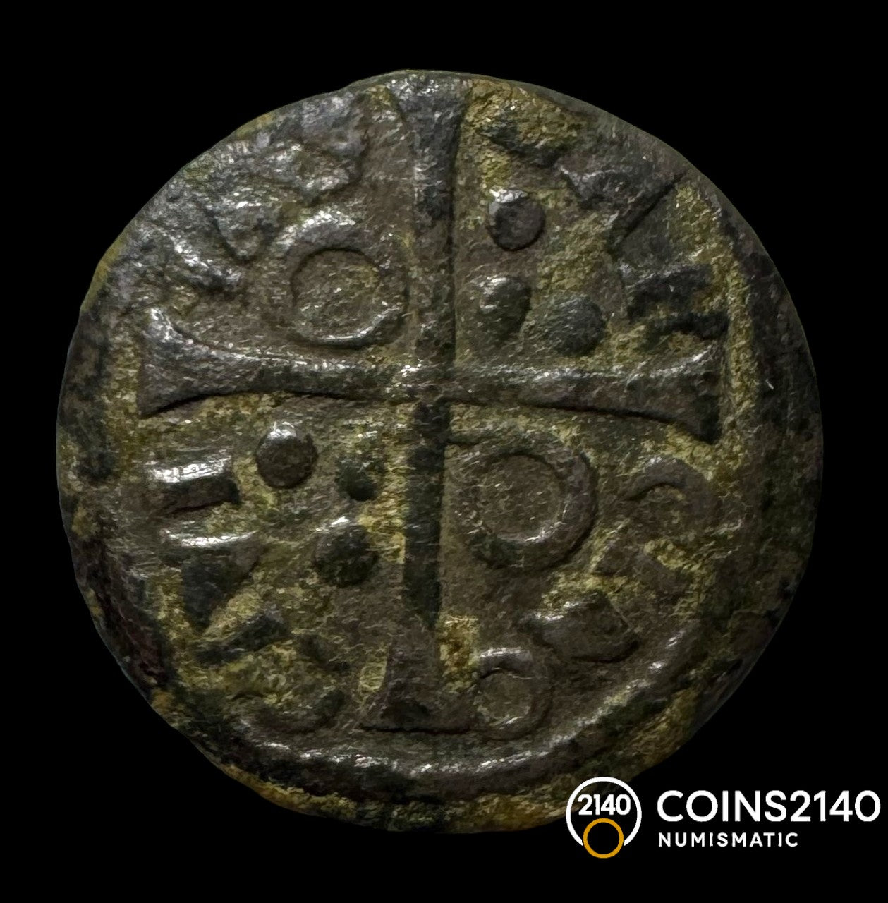 Felipe III (1598-1621). Dinero. 1619. Barcelona. (AC-15). Cu. 0,72g.