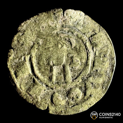 Alfonso VIII (1158-1214). Dinero. Toledo. 0,74g. XF.