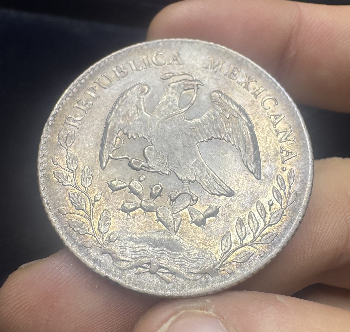 México. 8 Reales. Zacatecas. 1895. F.Z. 27g.