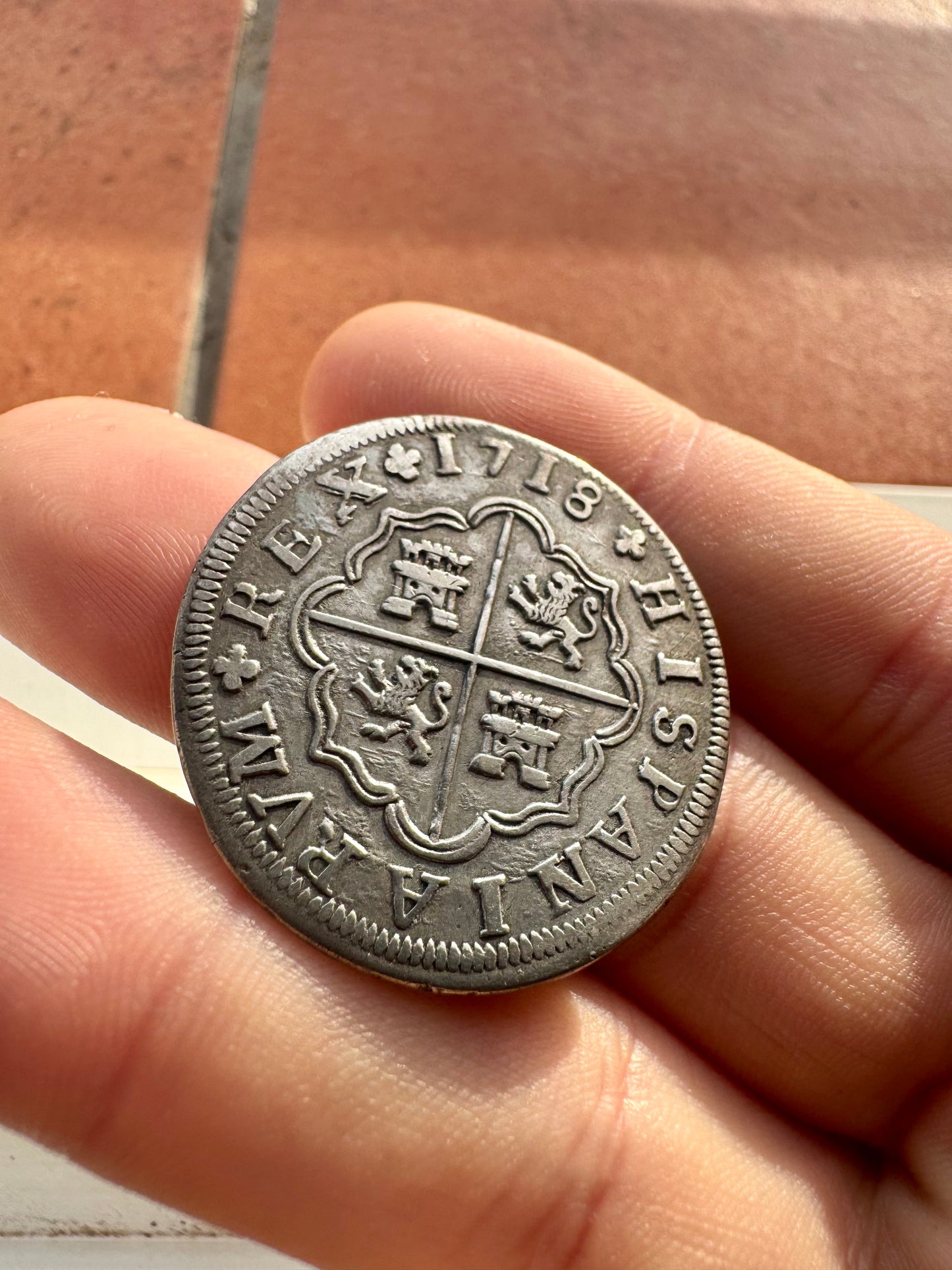 Felipe V (1700-1746). 4 Reales. 1718. Sevilla. (AC-1221.1). Ag. 11,74g.