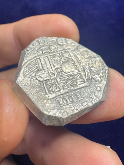 Felipe IV (1621-1665). 4 reales. (1632 o 1633). Madrid. H/V. (AC-Unlisted/Nocita). (Jarabo-Sanahuja-Unlisted/Nocita). 13,70g.