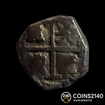 Felipe IV (1621-1665). 1/2 real. (1627). Sevilla. R. (AC-648). (Jarabo-Sanahuja-C682). 1,69g.