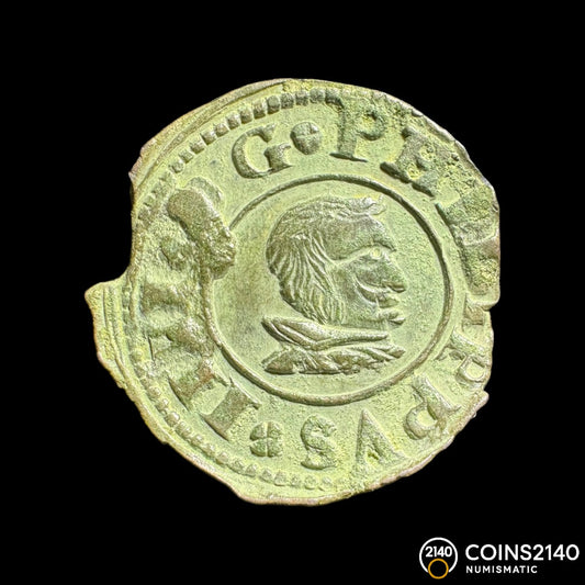 Felipe IV (1621-1665). 8 maravedís. 1661. Segovia. (AC-393). (Jarabo-Sanahuja-M534). 1,58g.