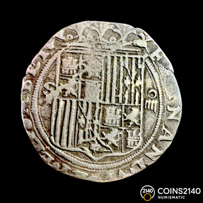 Reyes Católicos (1474-1504). 4 reales. Sevilla. (AC-564). Ag. 13,48g.