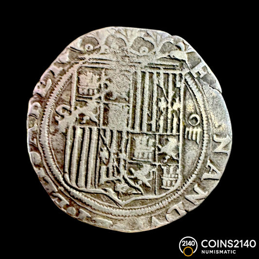 Reyes Católicos (1474-1504). 4 reales. Sevilla. (AC-564). Ag. 13,48g.