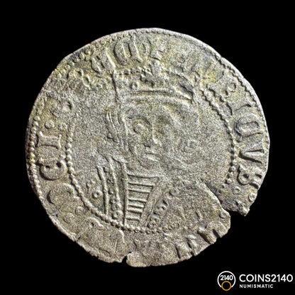 Enrique IV. (1454-1474). 1 Cuartillo. Jaén. 2,48g.