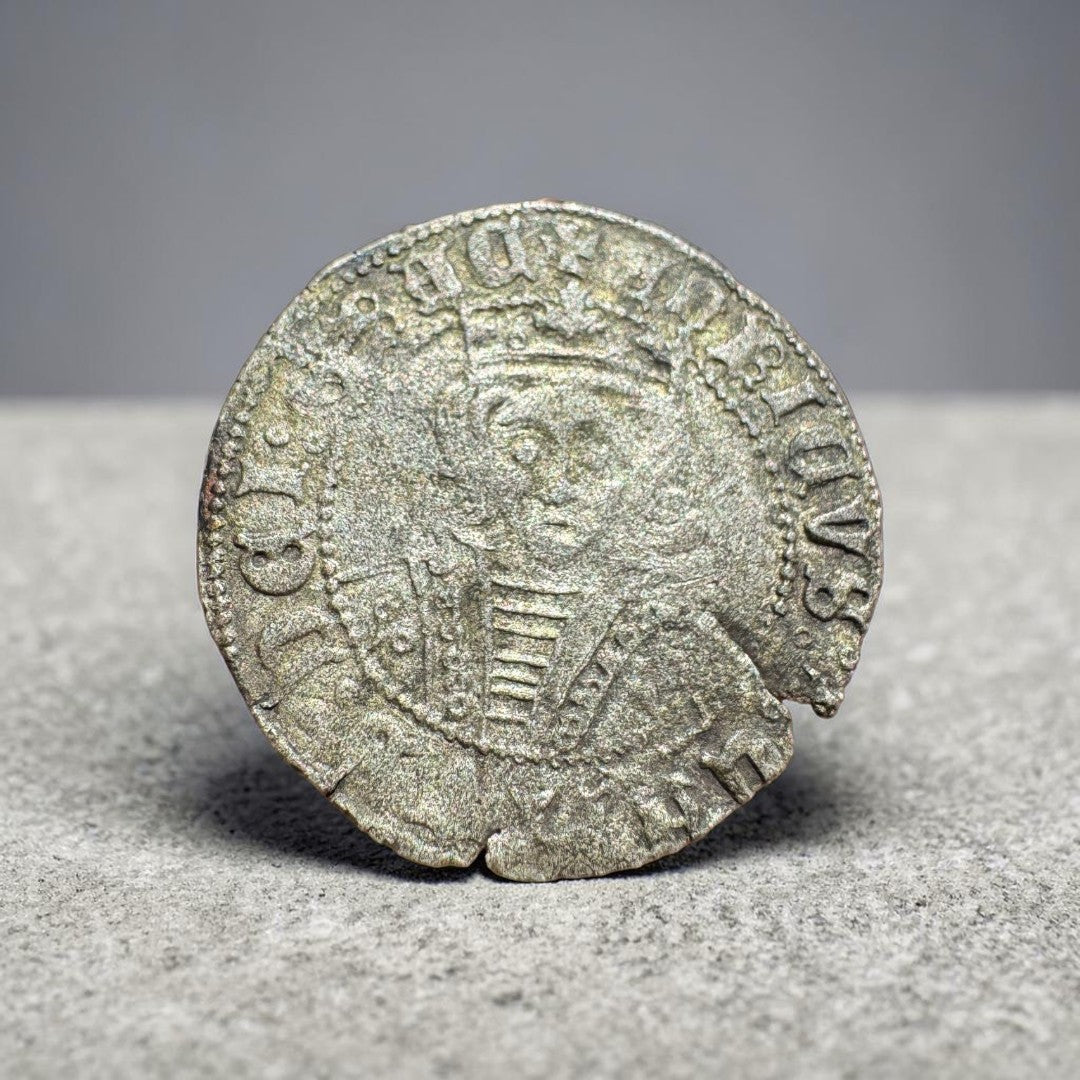 Enrique IV. (1454-1474). 1 Cuartillo. Jaén. 2,48g.