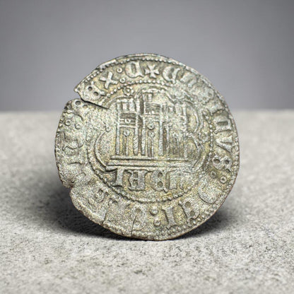 Enrique IV. (1454-1474). 1 Cuartillo. Jaén. 2,48g.