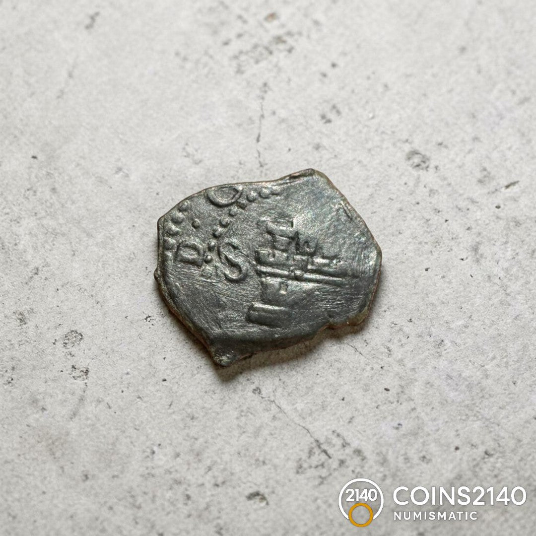 Felipe III (1598-1621). 2 maravedís. 1603. Sevilla. (AC-197). (Jarabo-Sanahuja-D284). Cu. 1,60g.