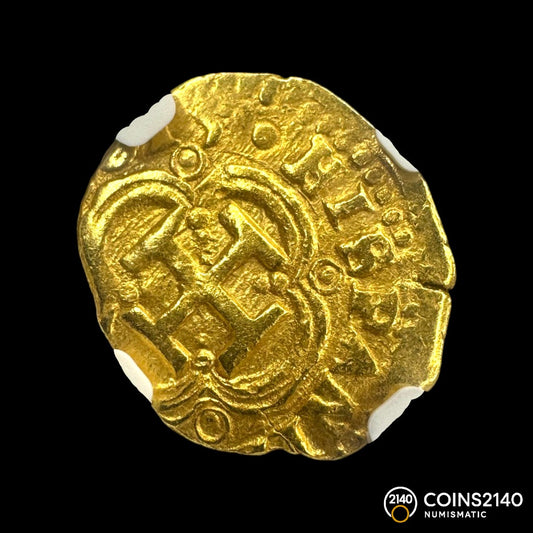 [NGC TOP POP] Felipe III (1598-1621). 1 escudo. 1615. Sevilla. V. (AC-1024). (Tauler-62). 3,36g. NGC AU55.