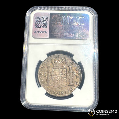 Carlos IV (1788-1808). 4 reales. 1807. Santiago. FJ. (AC-871). 13,50g. NGC MS62.