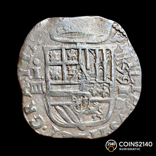 Felipe II (1566-1598). 4 Reales. 1591/0. Segovia. Io. (AC-539*). (Jarabo-Sanahuja-A261). 13,48g.